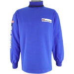 Ralph Lauren - Blue RL Polo Sport Turtleneck Sweatshirt 1990s Large Vintage Retro