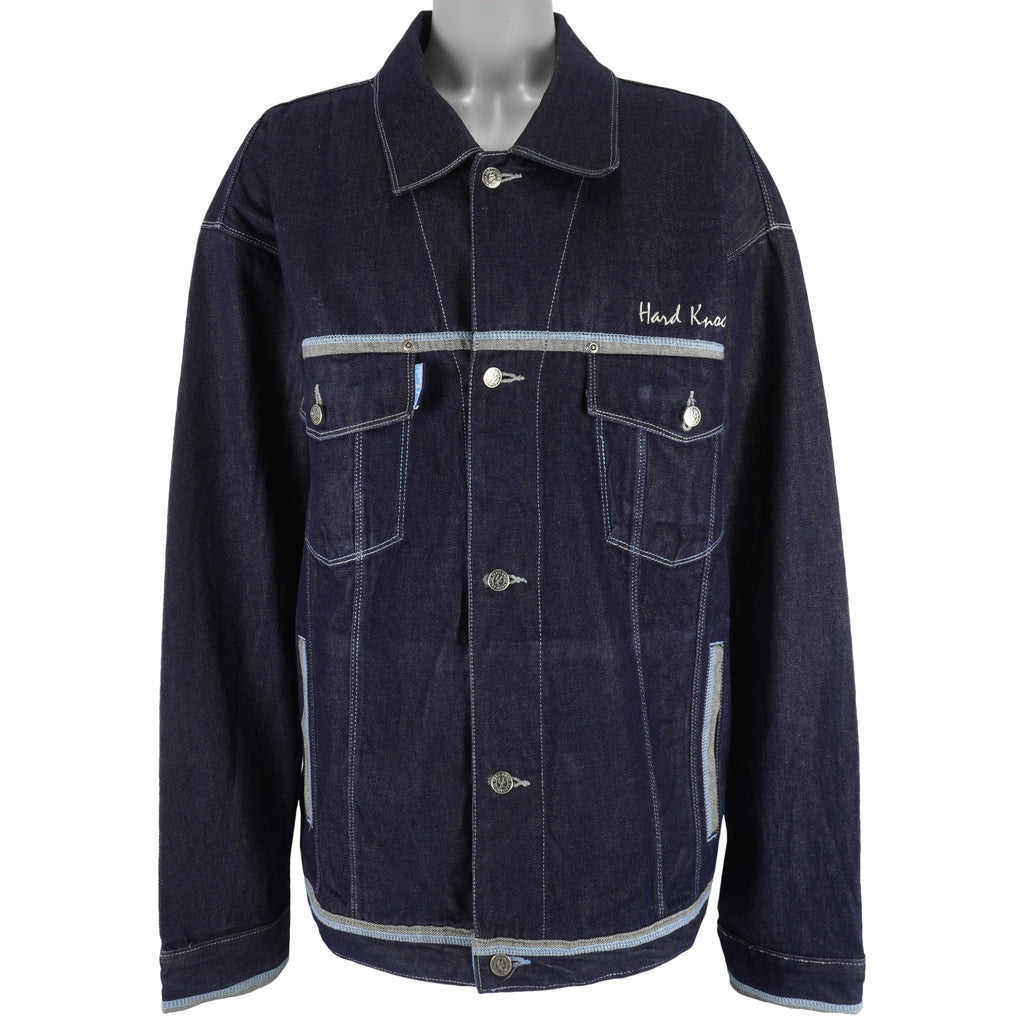Vintage - Blue Jeans School Of Hard Knocks Button-Up Jacket 1990s XX-Large Vintage Retro