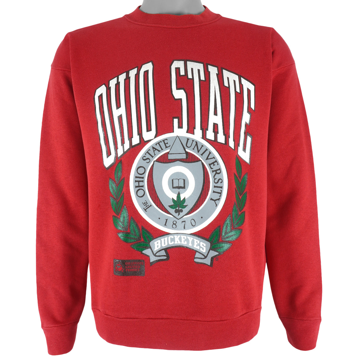 NCAA (Tultex) - Ohio State Spell-Out Sweatshirt 1990s Large Vintage Retro
