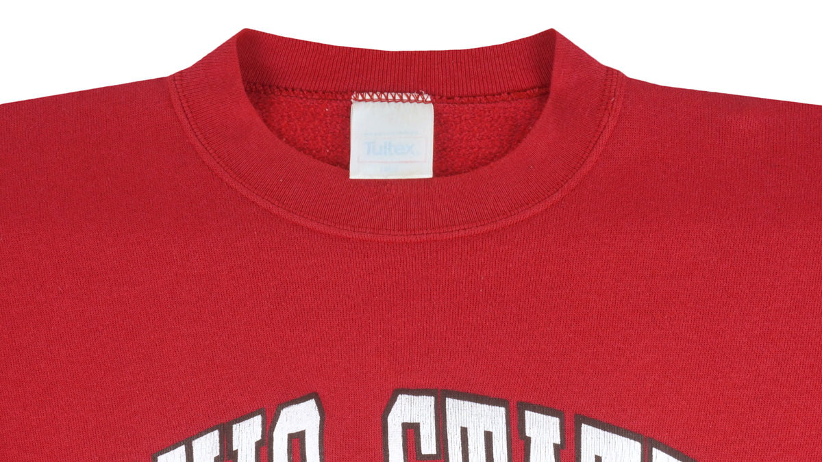 NCAA (Tultex) - Ohio State Spell-Out Sweatshirt 1990s Large Vintage Retro