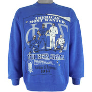 Vintage - Americans Most Wanted Crew Neck Sweatshirt 1914 X-Large Vintage Retro