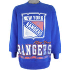 NHL (Salem) - New York Rangers Sweatshirt 1990s Large Vintage Retro Hockey