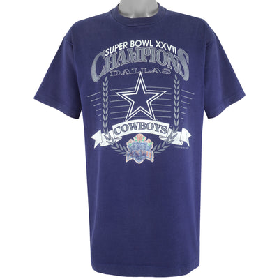 NFL - Dallas Cowboys Super Bowl Spell-Out T-Shirt 1993 X-Large