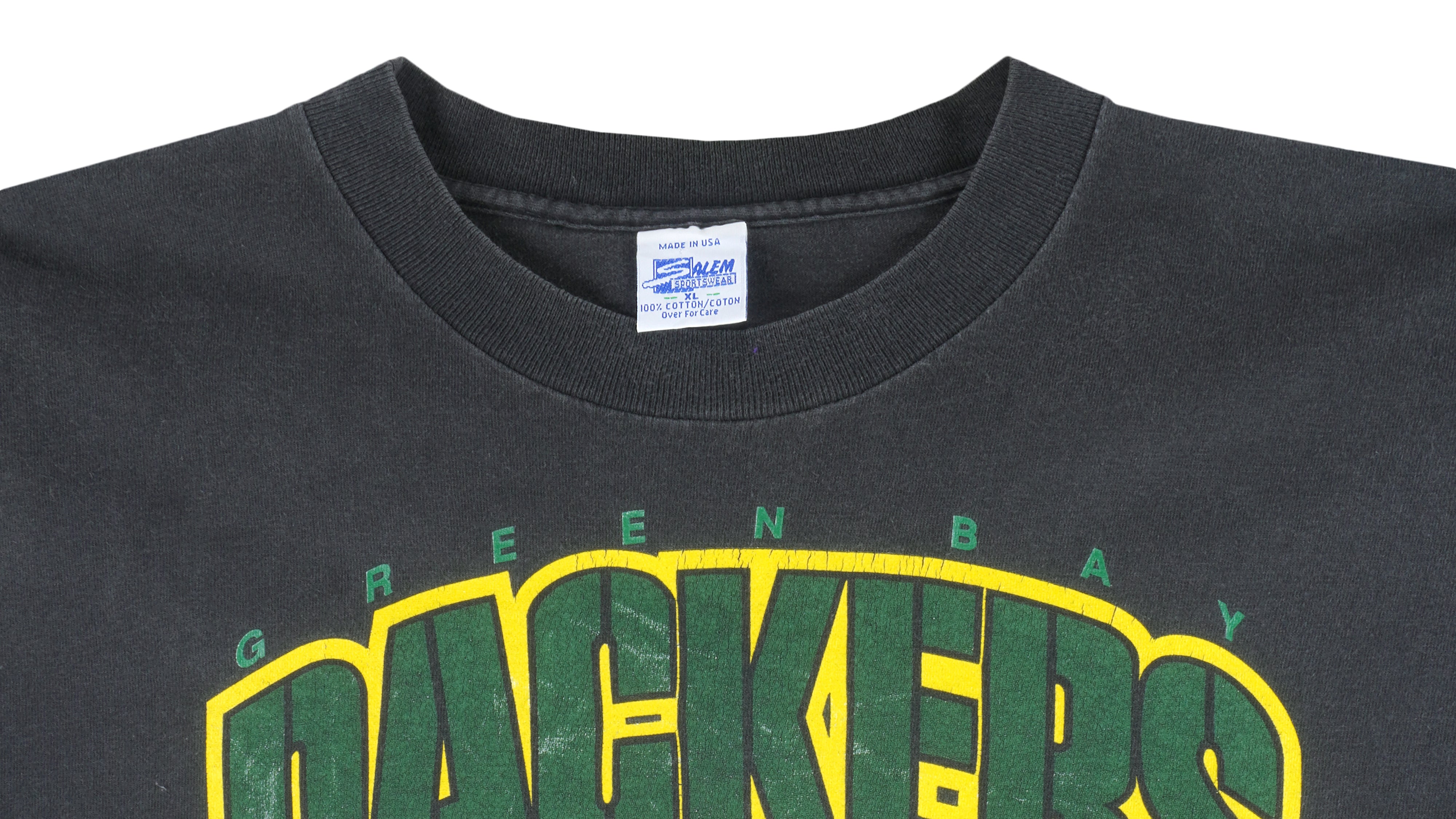 Vintage NFL (Salem) - Green Bay Packers Helmet T-Shirt 1993 X-Large