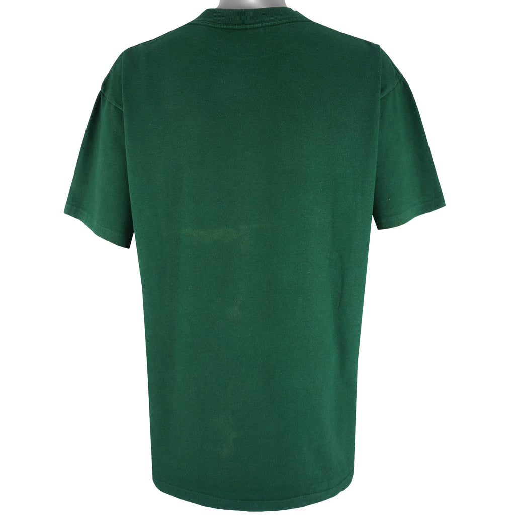 NBA (Oneita) - Seattle Sonics Big Spell-Out T-Shirt 1996 X-Large Vintage Retro Basketball