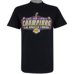 NBA (M&O Knits) - Los Angeles Lakers T-Shirt 2001 Medium