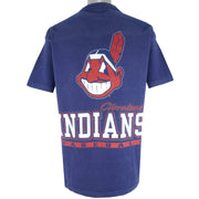MLB (Salem) - Cleveland Indians, American League Champions T-Shirt 1990s X-Large Vintage Retro Baseball
