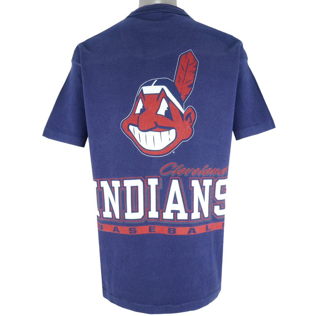 MLB (Salem) - Cleveland Indians, American League Champions T-Shirt 1990s X-Large Vintage Retro Baseball