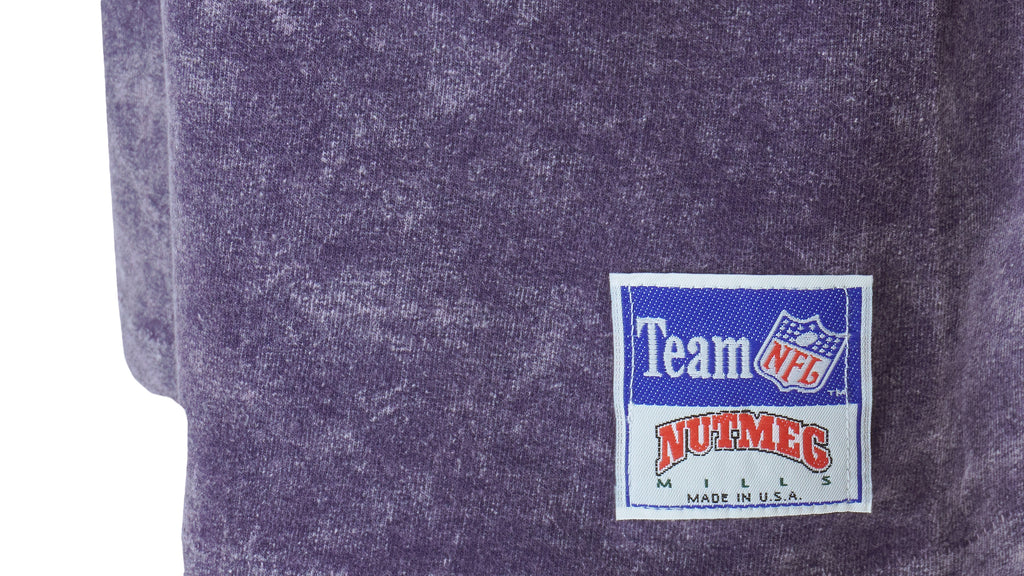 NFL (Nutmeg) - Los Angeles Rams Spell-Out T-Shirt 1937 Large Vintage Retro Football