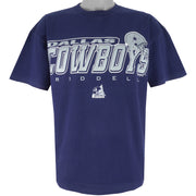 NFL (Riddell) - Dallas Cowboys Spell-Out T-Shirt 1996 X-Large Vintage Retro Football