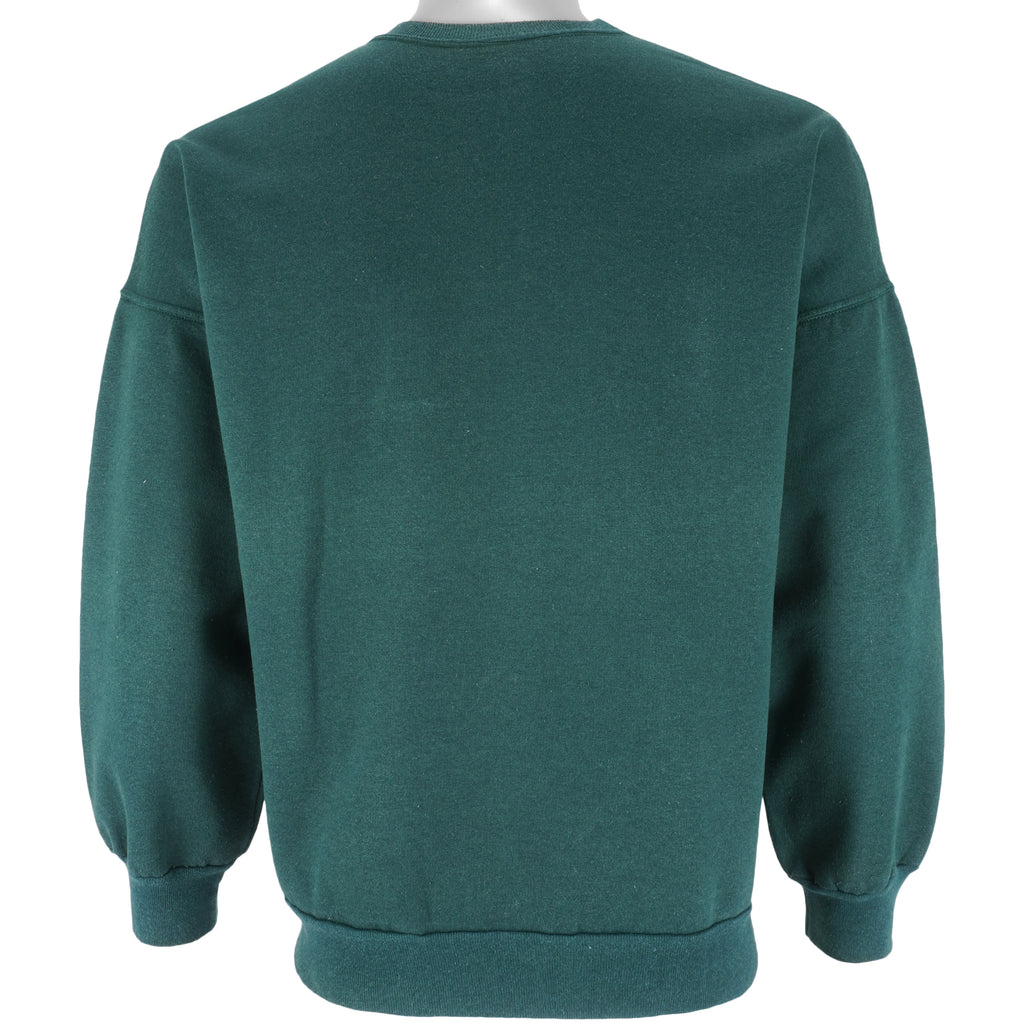 Vintage (Quality Goods) - Green Canada Sweatshirt 1990s Medium Vintage Retro