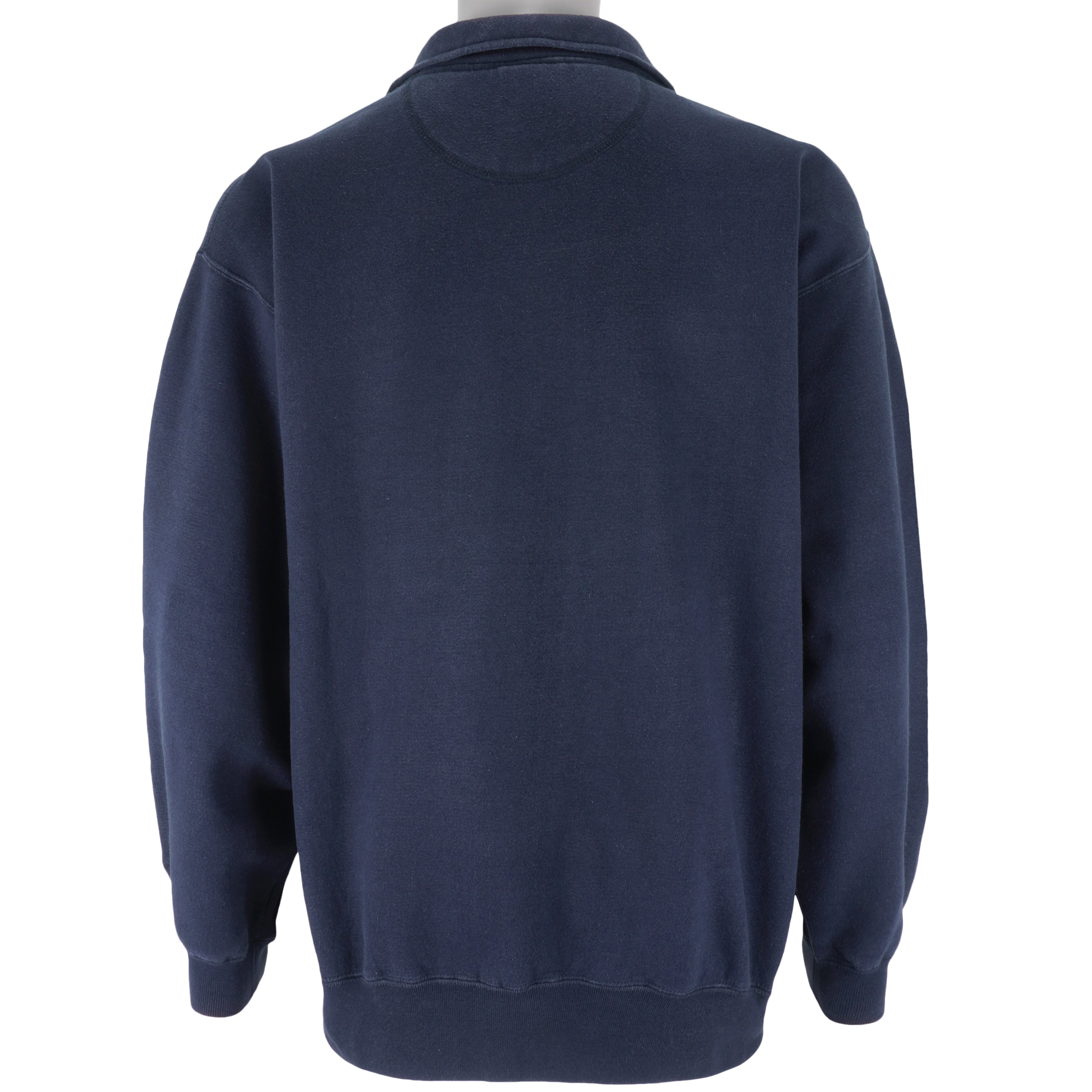 NFL (Cadre Athletic) - Chicago Bears 1/4 Zip Sweatshirt 1990s Large Vintage Retro Football