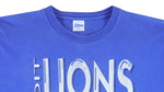 NFL (Salem) - Detroit Lions Big Logo T-shirt 1991 X-Large Vintage Retro Football