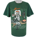 NCAA (Nutmeg) - Miami Hurricane Spell-Out T-shirt 1990s Large Vintage Retro Football College