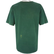 NCAA (Nutmeg) - Miami Hurricane Spell-Out T-shirt 1990s Large Vintage Retro Football College