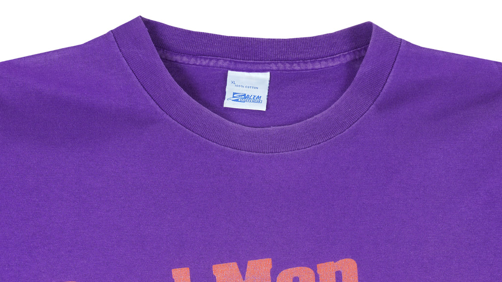 NBA (Salem) - Purple Phoenix Sun T-Shirt 1990s X-Large Vintage Retro Basketball