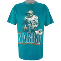 NFL (Salem) - Miami Dolphins, Dan Marino Spell-Out T-Shirt 1995 X-Large Vintage Retro Football