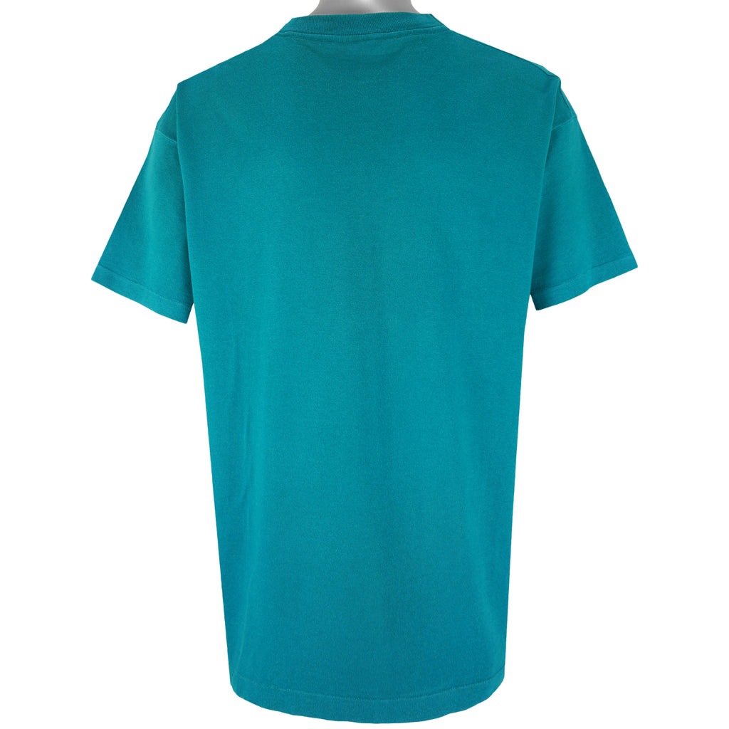 NFL (Salem) - Miami Dolphins, Dan Marino Spell-Out T-Shirt 1995 X-Large Vintage Retro Football