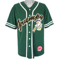 Disney - Green Grumpy Baseball Jersey T-Shirt 1990s Medium Vintage Retro Baseball