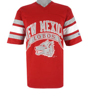 NCAA (Logo 7) - New Mexico Lobos Spell-Out Football Jersey 1990s Large Vintage Retro Football