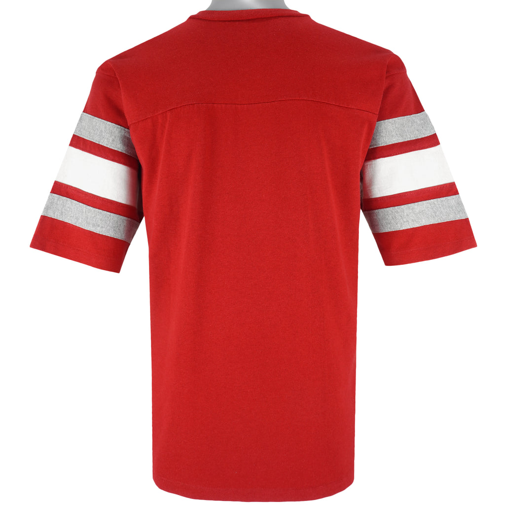 NCAA (Logo 7) - New Mexico Lobos Spell-Out Football Jersey 1990s Large Vintage Retro Football