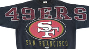 NFL (Riddell) - San Francisco 49ers Crew Neck Sweatshirt 1998 XX-Large Vintage Retro Football