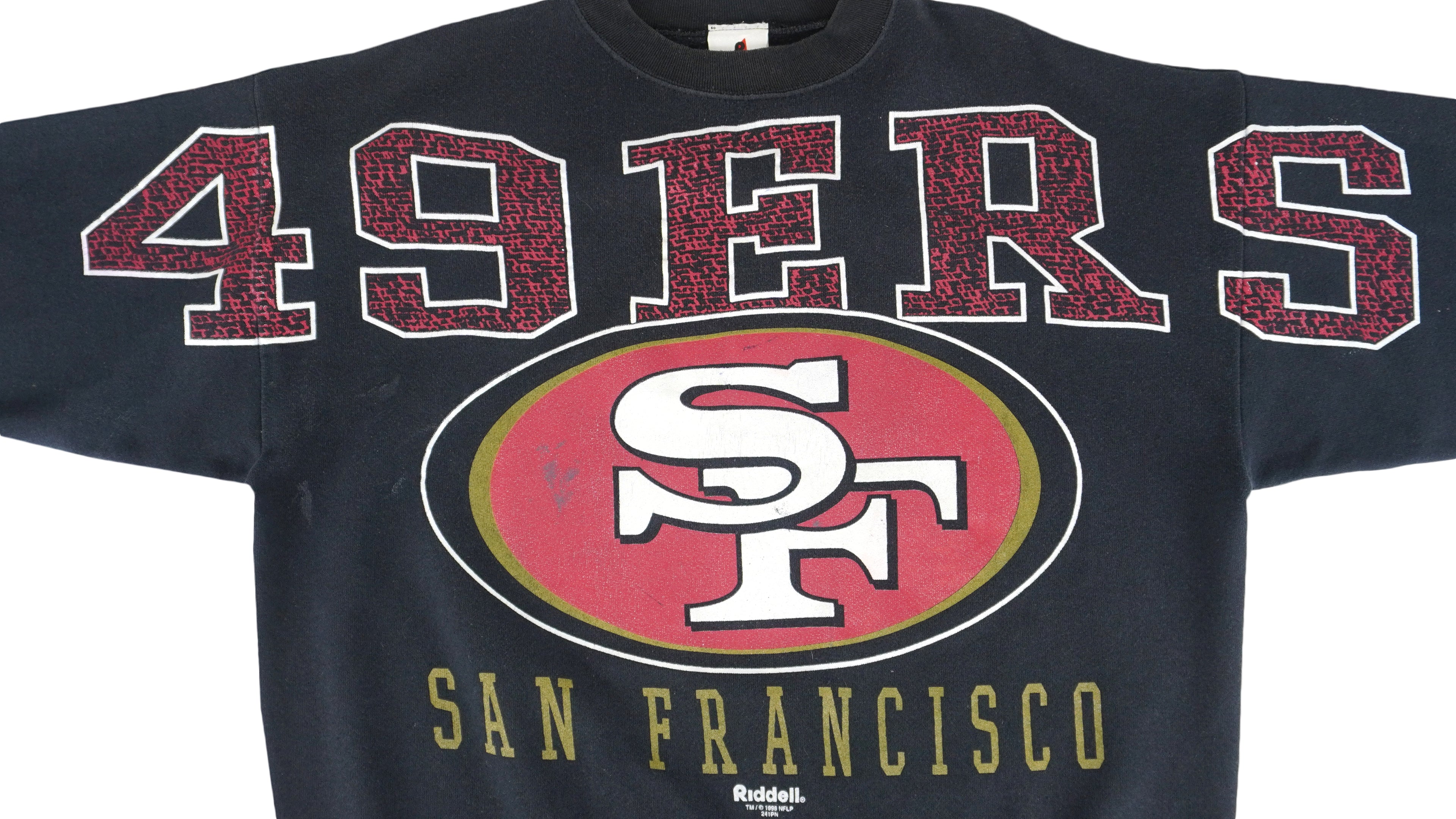 NFL (Riddell) - San Francisco 49ers Crew Neck Sweatshirt 1998 XX-Large Vintage Retro Football