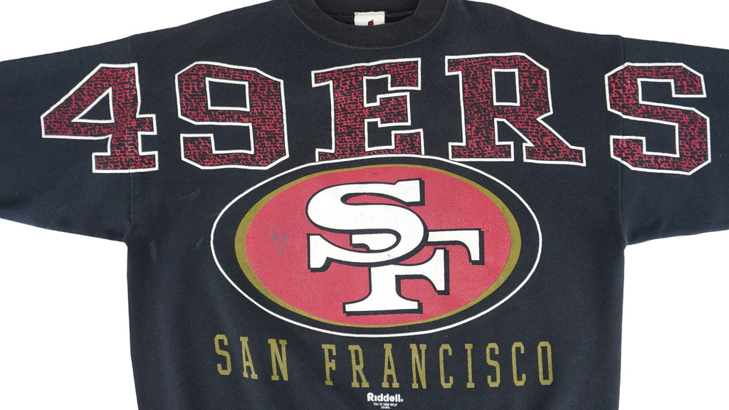 NFL (Riddell) - San Francisco 49ers Crew Neck Sweatshirt 1998 XX-Large Vintage Retro Football