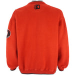 Karl Kani - Red Embroidered Crew Neck Sweatshirt 1990s Large Vintage Retro