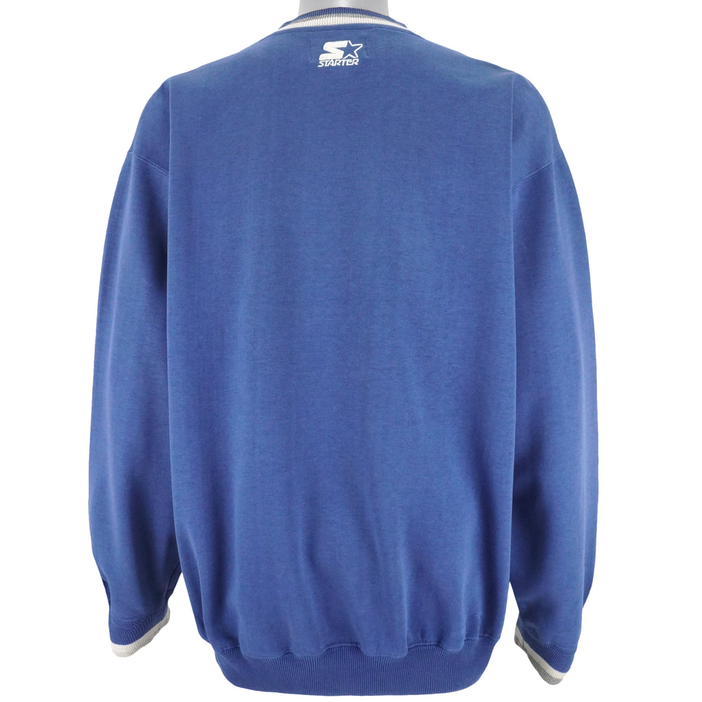 Starter - Dallas Cowboys Embroidered Sweatshirt 1990s X-Large Vintagae Retro Football