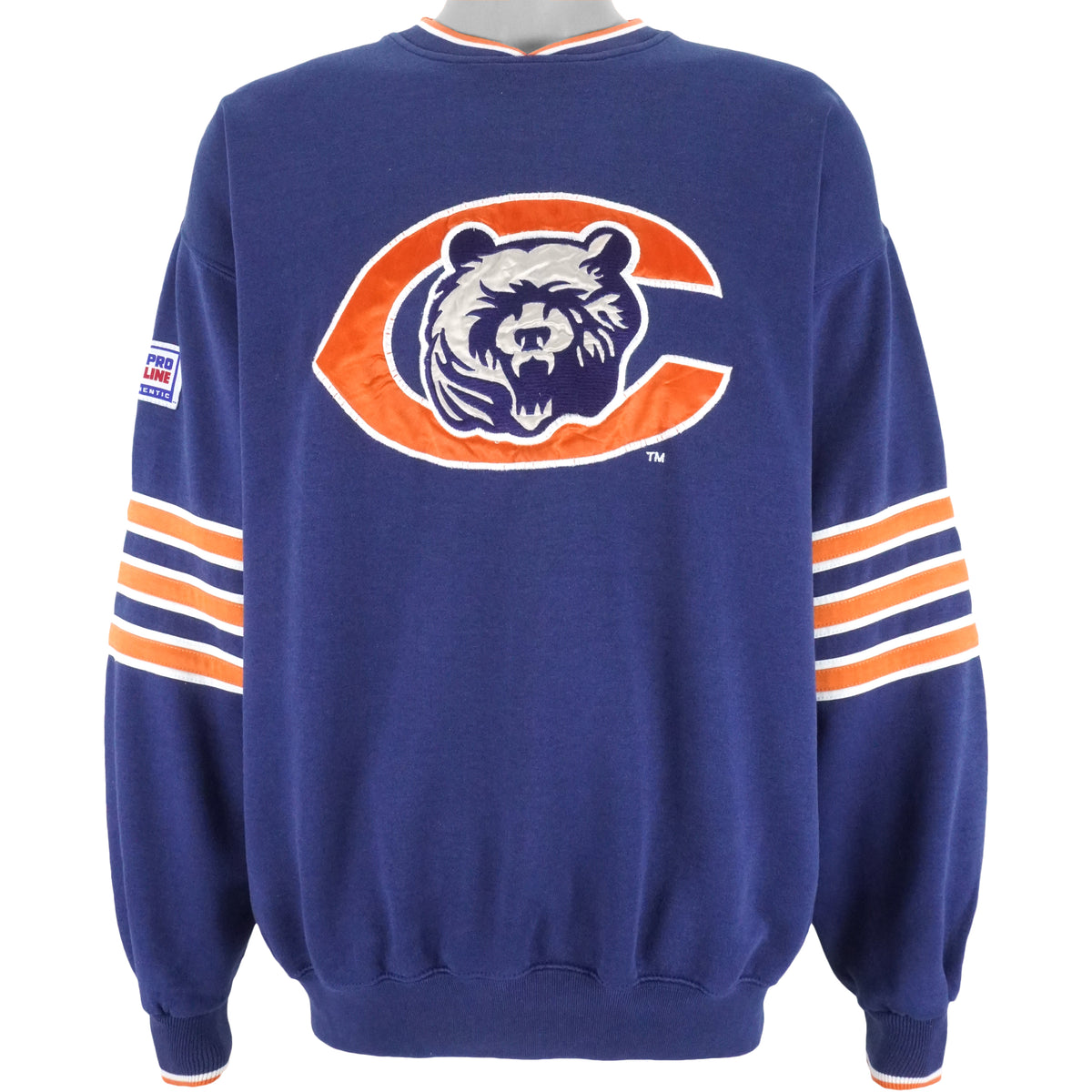 Starter - Chicago Bears Crew Neck Sweatshirt 1990s Large Vintage Retro Football