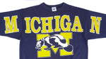 NCAA (TNT) - Michigan Wolverines Big Spell-Out Sweatshirt 1990s XX-Large Vintage Retro College