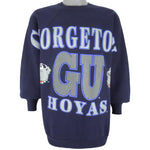 NCAA (Tultex) - GU Georgetown Hoyas Spell-Out Sweatshirt 1990s X-Large