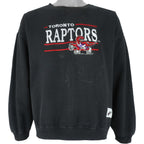 NBA (Ravens) - Toronto Raptors Spell-Out Sweatshirt 1994 Large Vintage Retro Basketball
