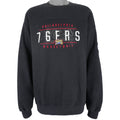 NBA (CSA) - Philadelphia 76ers Embroidered Sweatshirt 1990s X-Large Vintage Retro Basketball