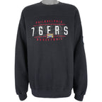 NBA (CSA) - Philadelphia 76ers Embroidered Sweatshirt 1990s X-Large Vintage Retro Basketball