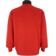 NHL (Majestic) - Detroit Red Wings Turtleneck Sweatshirt 1990s Large Vintage Retro Hockey