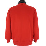 NHL (Majestic) - Detroit Red Wings Turtleneck Sweatshirt 1990s Large Vintage Retro Hockey