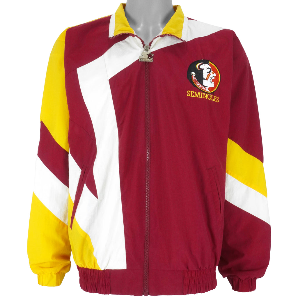 Starter - Florida State Seminoles Windbreaker 1990s Small Vintage Retro Football College