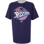 Reebok - Detroit Pistons Big Logo T-Shirt 1990s X-Large