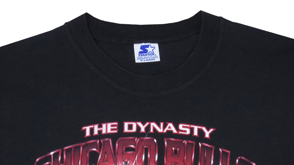 Starter - The Dynasty Chicago Bulls NBA Basketball T-Shirt 1999 X-Large Vintage Retro Basketball