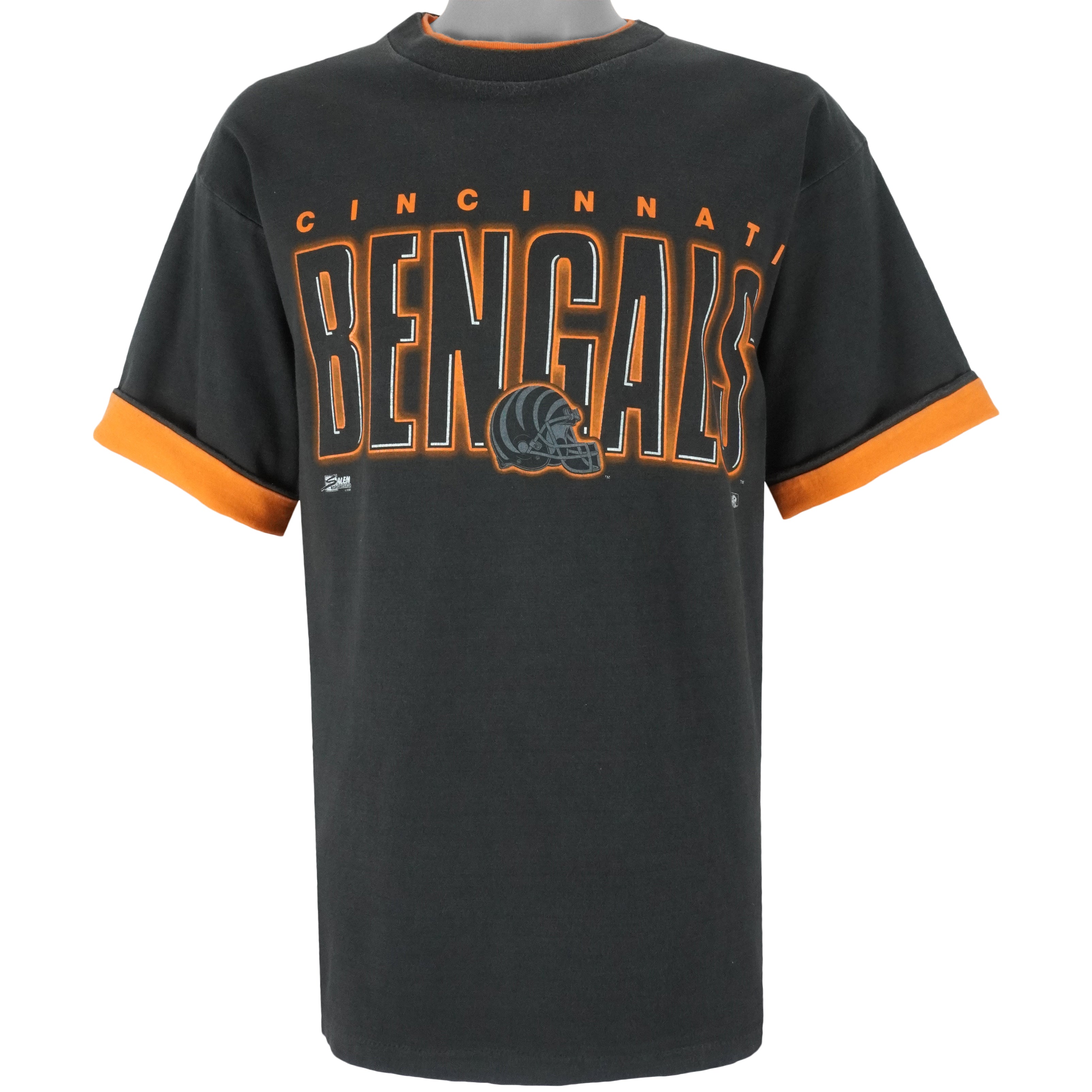 NFL (Salem) - Cincinnati Bengals T-Shirt 1990s X-Large Vintage Retro Football