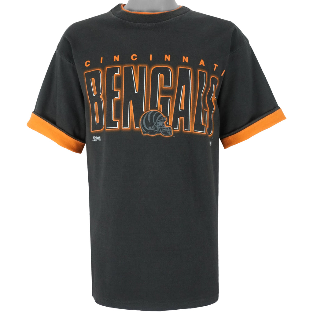 NFL (Salem) - Cincinnati Bengals T-Shirt 1990s X-Large Vintage Retro Football