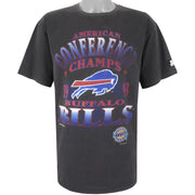 Starter - Buffalo Bills, NFC Champions T-Shirt 1993 Large Vintage Retro Football