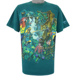 Vintage (Habitat) - Green Rain Forest, Pittsburgh Zoo T-Shirt 1990s Large