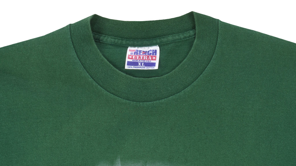 NFL (Trench) - Green Bay Packers Spell-Out T-Shirt 1993 X-Large Vintage Retro Football