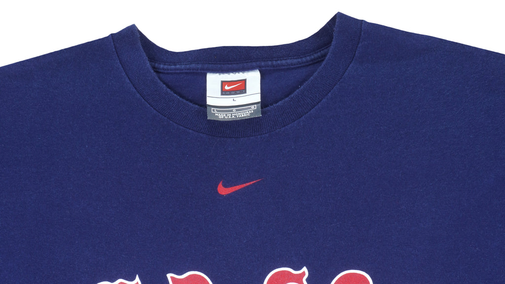 Nike - Boston Red Sox T-Shirt 2005 Large Vintage Retro Baseball