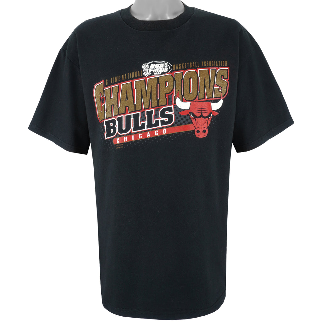 NBA (Lee) - Chicago Bulls, Champions T-Shirt 1998 X-Large Vintage Retro Basketball