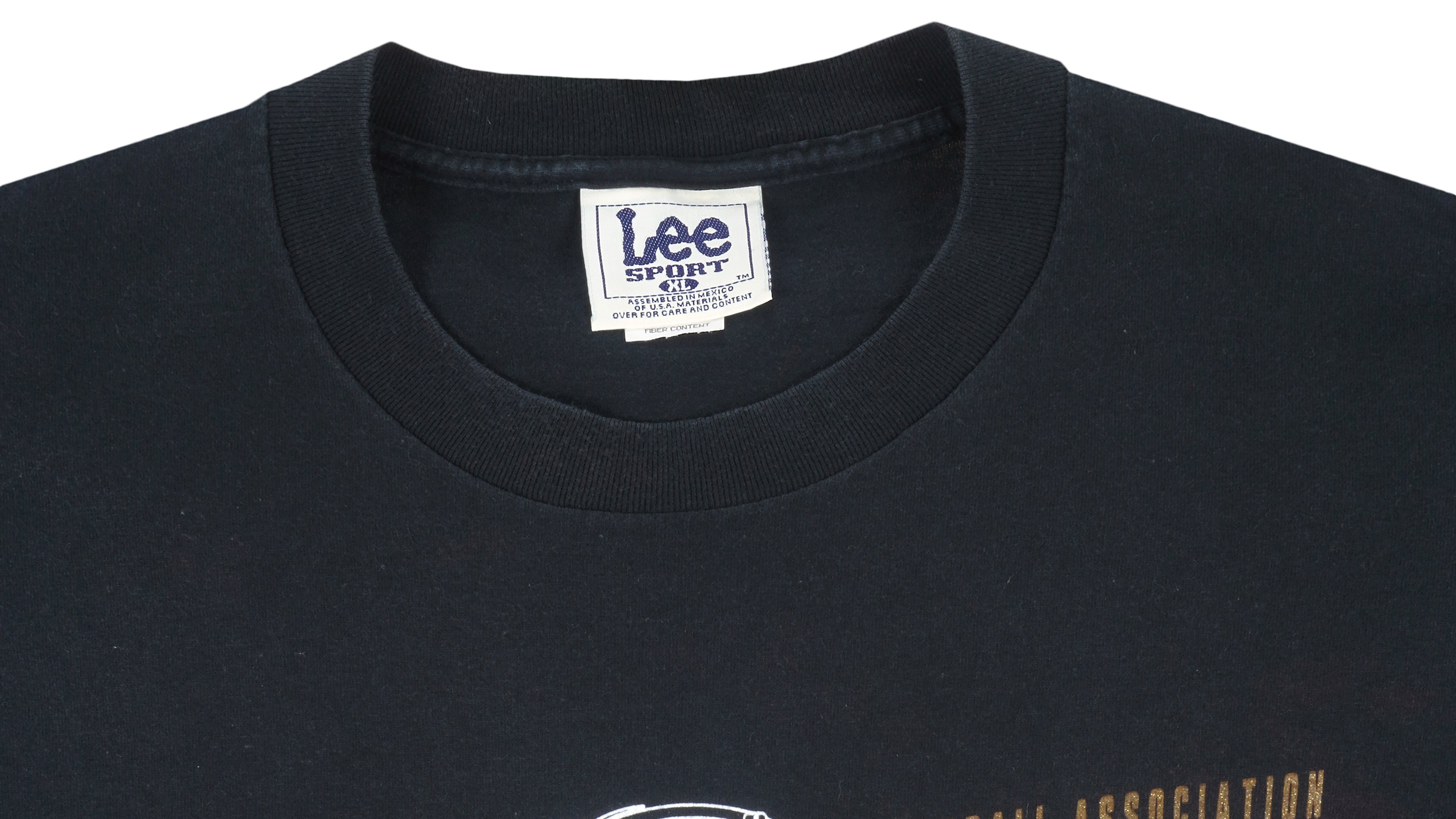 Lee Sport Bud Ice 1998 Stanley Cup Crazy Vintage XL Black Polo NOS