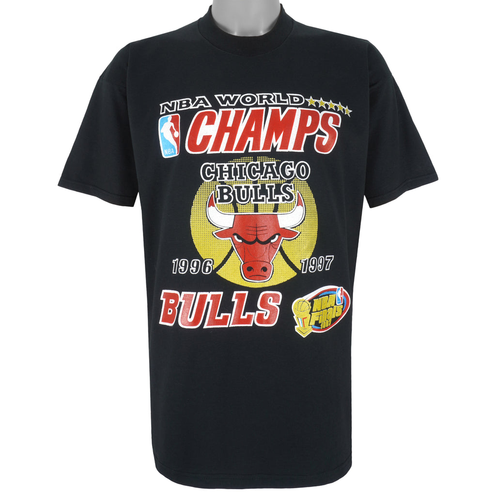 NBA - Chicago Bulls, World Champions T-Shirt 1997 X-Large Vintage Retro Basketball